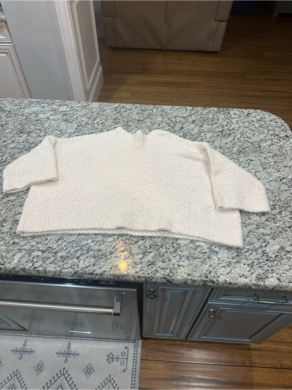 Cozy Cream Bouclé Women's Sweater